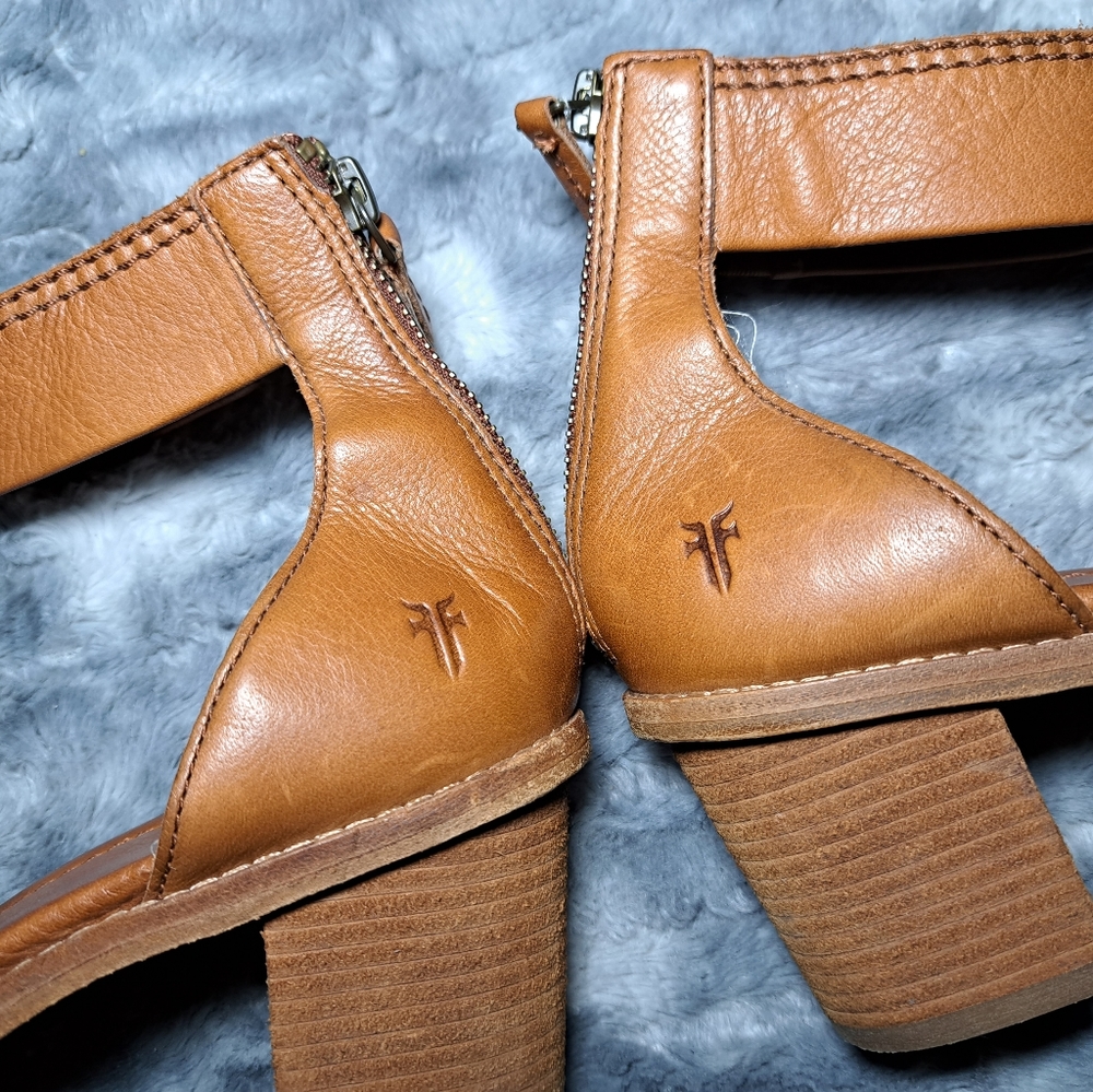 Frye Women's Ankle Strap Heeled Sandal - Picture 13 of 14